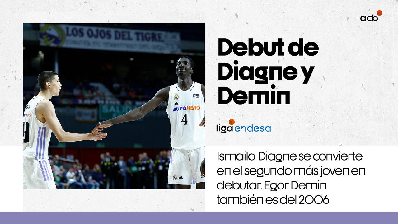 Debutan con descaro Ismail Diagne y Egor Demin en el Real Madrid