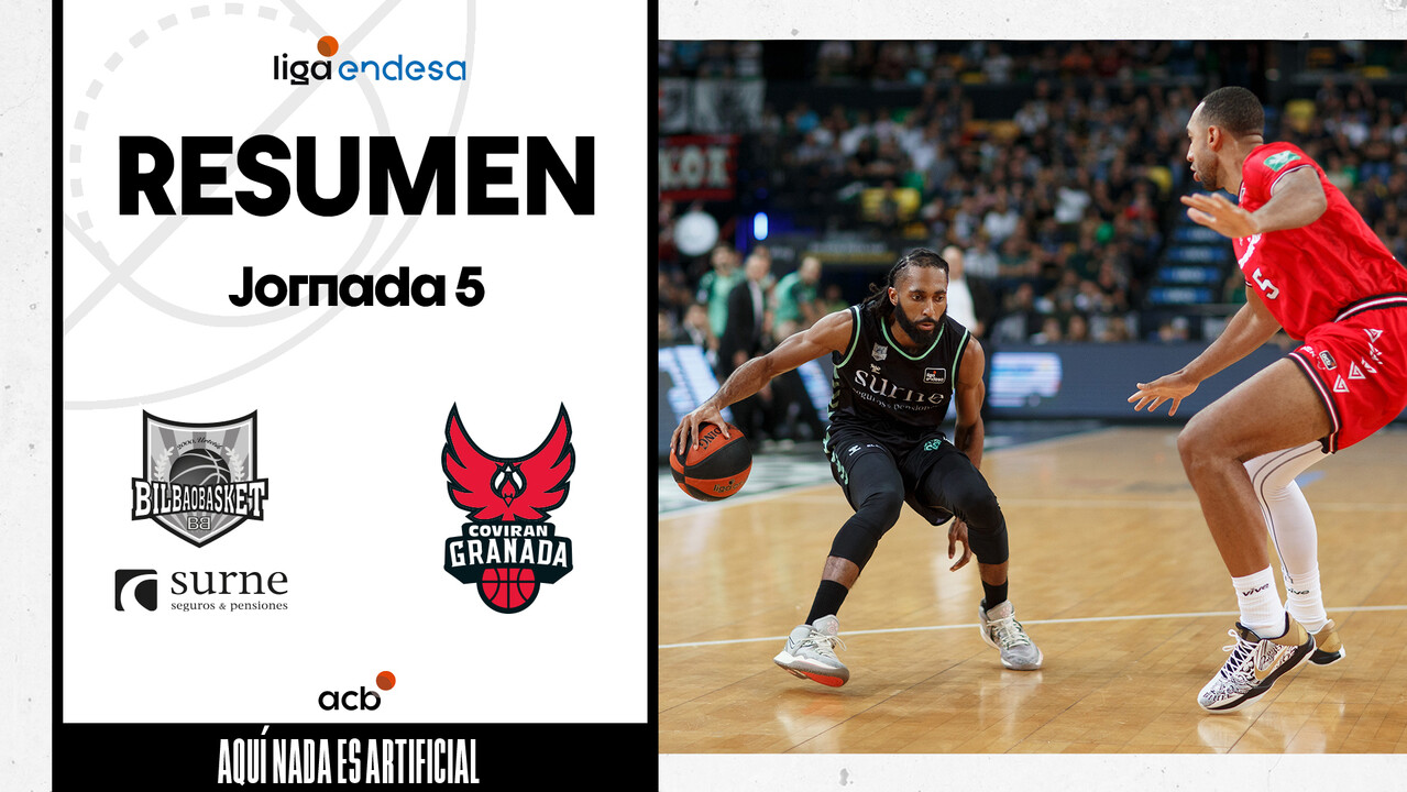 Resumen Surne Bilbao Basket 94 - Coviran Granada 93 (J5)