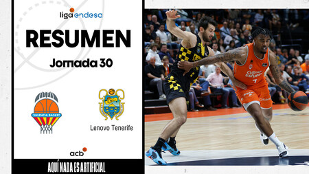 Resumen Valencia Basket 98 - Lenovo Tenerife 73 (J30)