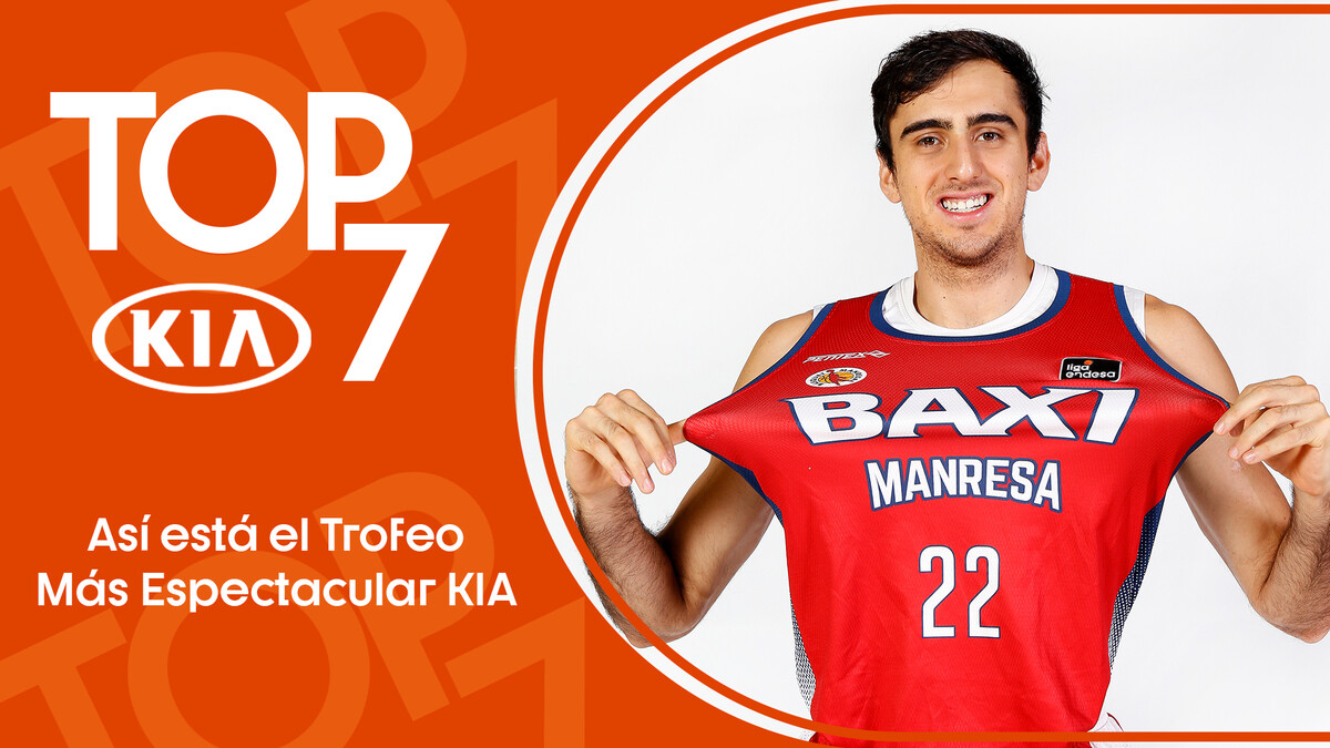 Así está el trofeo Jugador Más Espectacular KIA