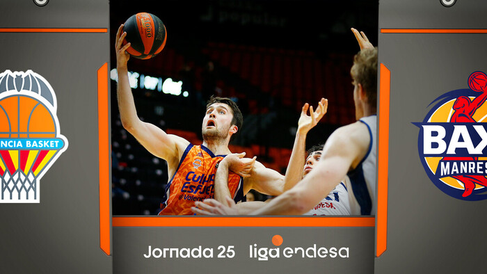 Resumen Valencia Basket 112 - BAXI Manresa 82 (J25)