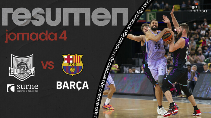 Resumen Surne Bilbao Basket 68 - Barça 84 (J4)