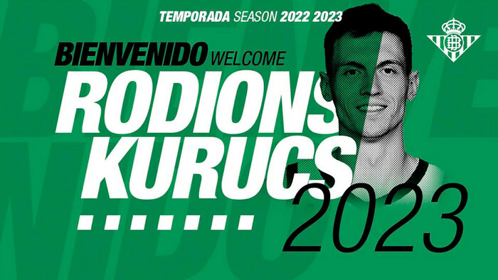 Rodions Kurucs, nuevo fichaje del Coosur Real Betis
