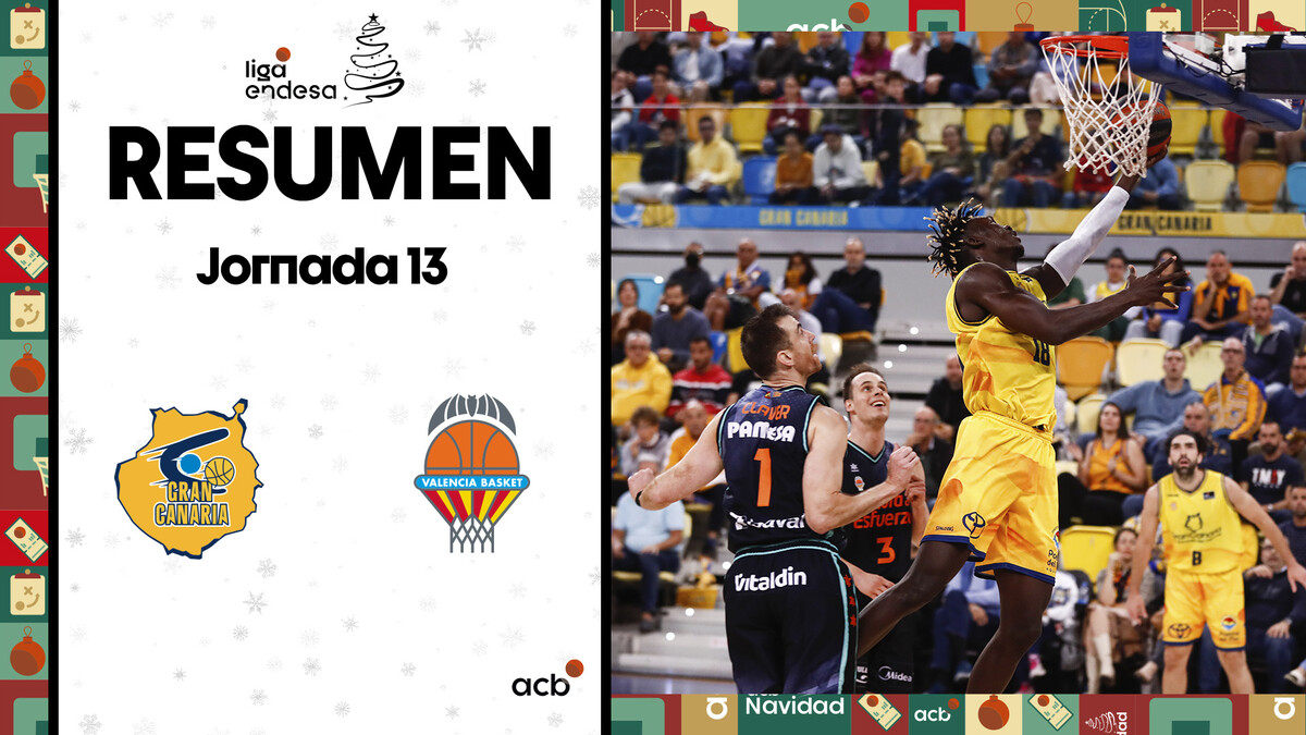 Resumen Gran Canaria 95 - Valencia Basket 89