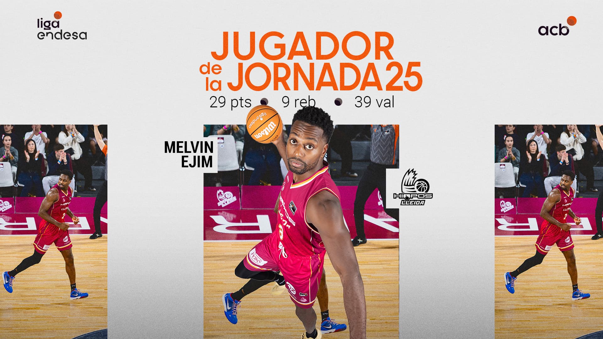 Melvin Ejim, Jugador de la Jornada 25 de la Liga Endesa
