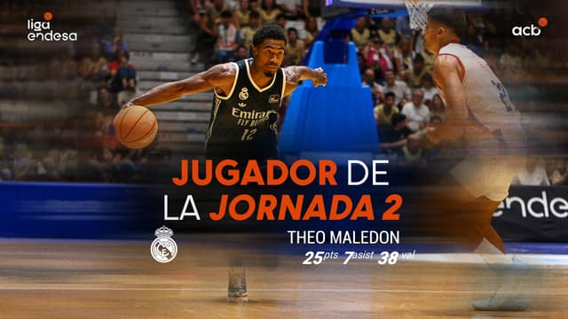 Theo Maledon, Jugador de la Jornada 2 de la Liga Endesa 2026-27