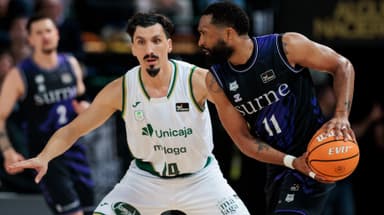 Lance de juego del Surne Bilbao - Unicaja
