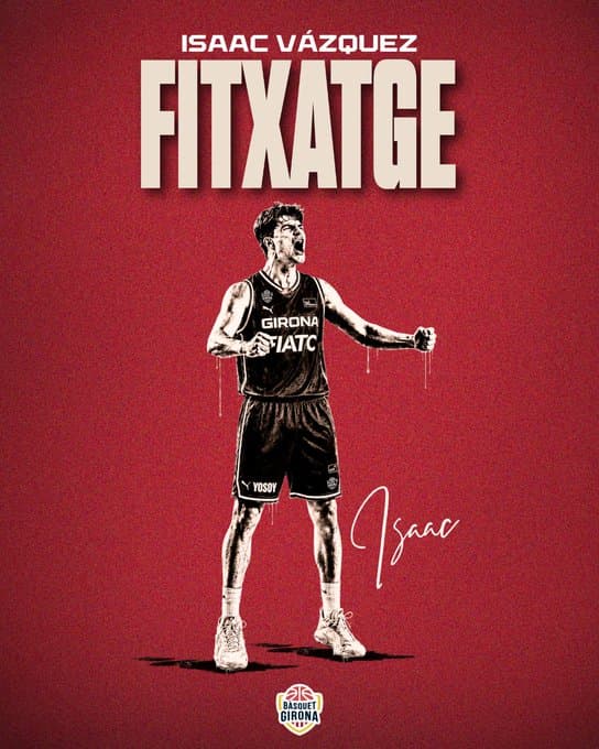 Isaac Vázquez, nuevo jugador del Bàsquet Girona