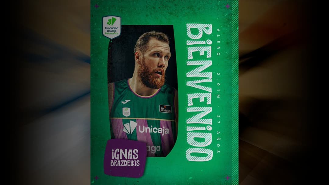 Ignas Brazdeikis, alto calibre para el perímetro de Unicaja