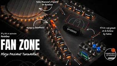 Fanzone de la Supercopa Endesa Badalona 2026