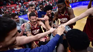 Brillantísimo triunfo del UCAM Murcia.