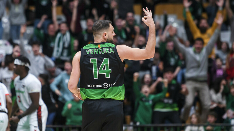 Albert Ventura, tercer jugador con más minutos en el Joventut