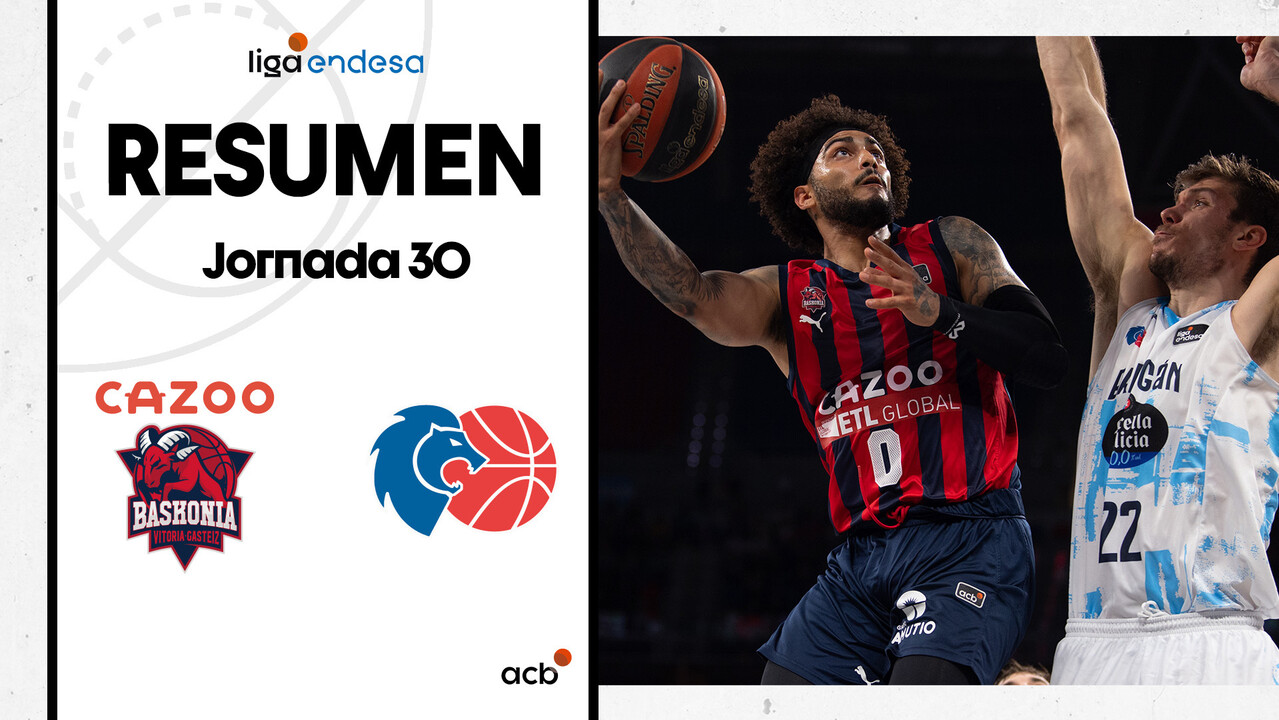 Resumen Cazoo Baskonia 97 - Río Breogán 76 (J30)