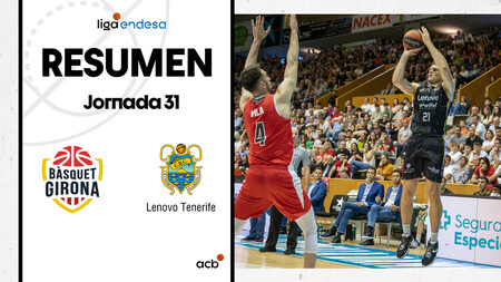 Resumen Bàsquet Girona 72 - Lenovo Tenerife 88 (J31)