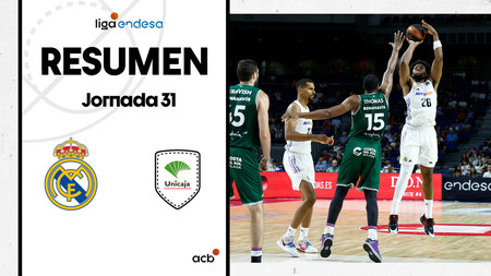 Resumen Real Madrid 102 - Unicaja 90 (J31)