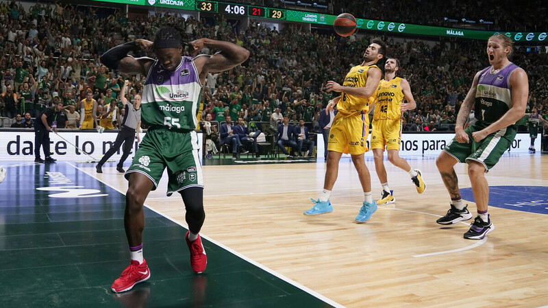 Unicaja firma su mejor cuarto en un partido de Playoff