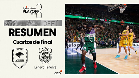 Resumen Unicaja 97 - Lenovo Tenerife 74 (J36)