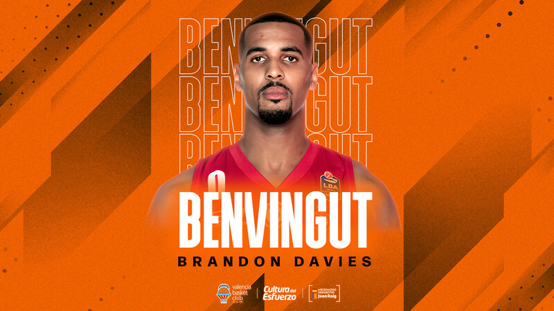 Brandon Davies regresa a la Liga Endesa de la mano de Valencia Basket