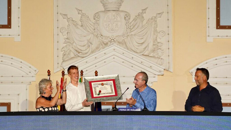 Alberto D&iacute;az... &iexcl;pregonero de la Feria de M&aacute;laga!