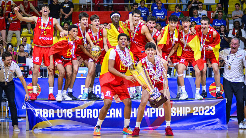 Espa&ntilde;a vuelve a reinar Europa en el Sub16
