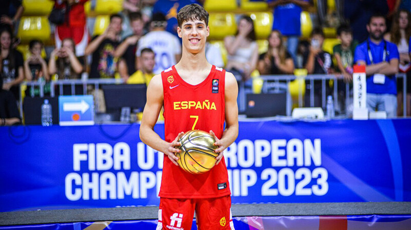 As&iacute; juega Guillermo del Pino, MVP del Europeo Sub16