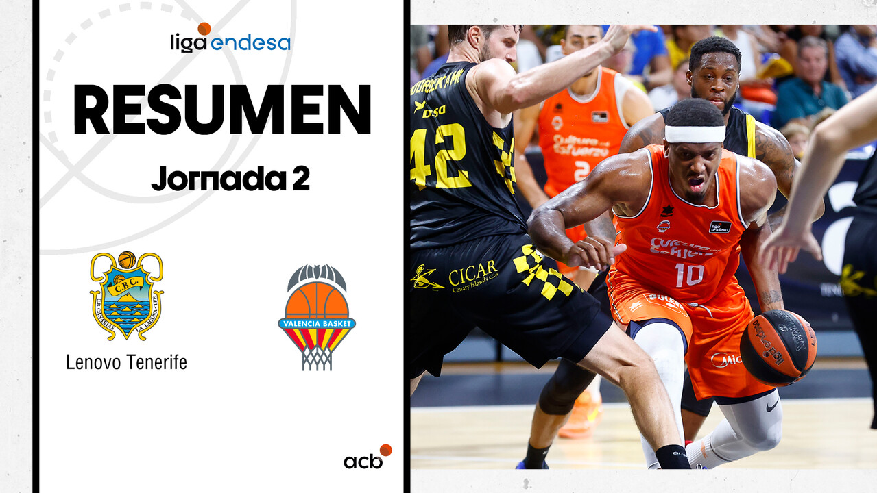 Lenovo Tenerife 86 - Valencia Basket 94 (J2)