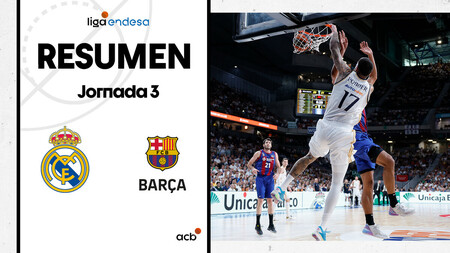 Resumen Real Madrid 86 - Barça 79 (J3)