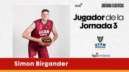 Simon Birgander, Jugador Jornada 3