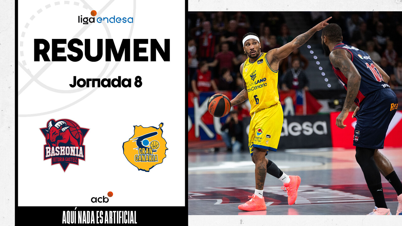 Resumen Baskonia 76 - Dreamland Gran Canaria 88 (J8)