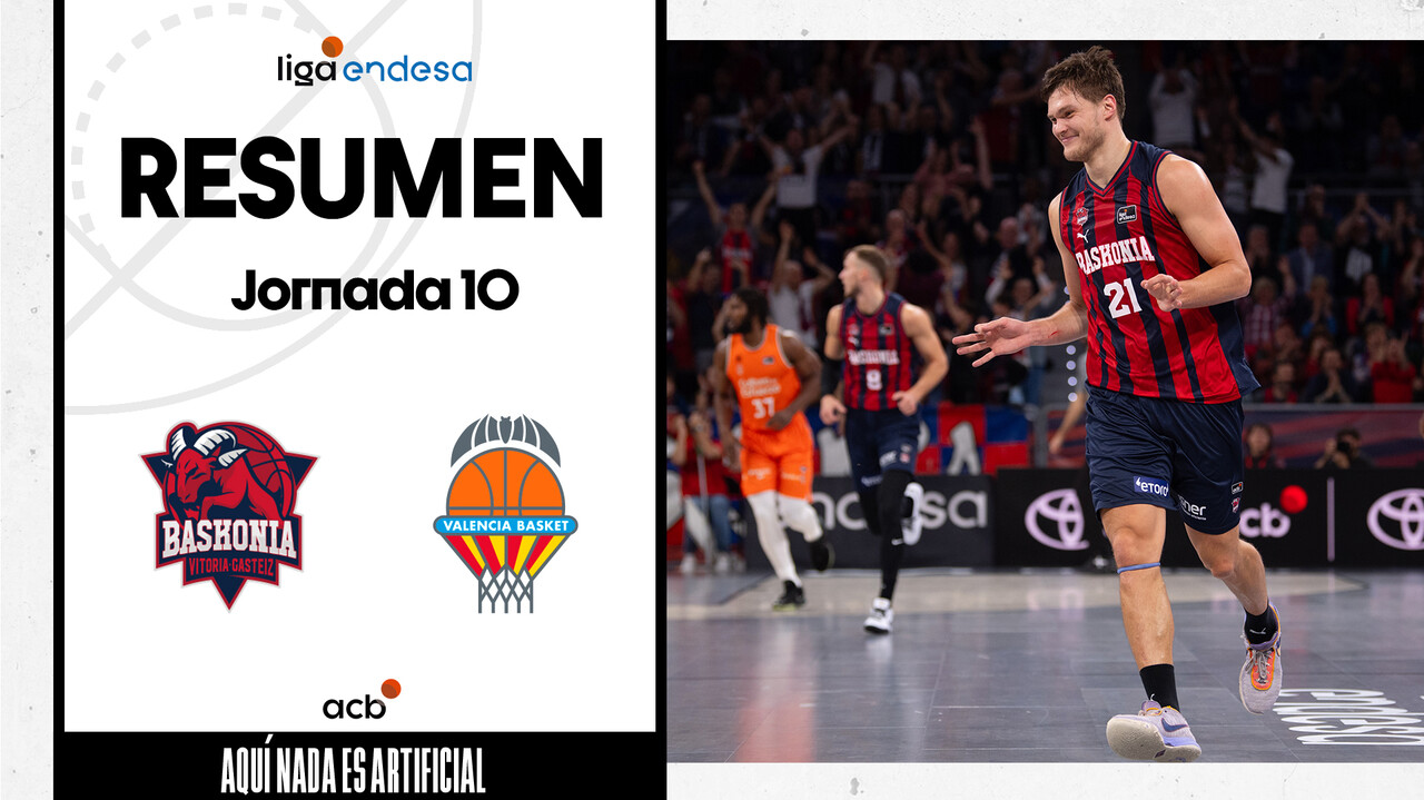 Resumen Baskonia 83 - Valencia 74 (J10)