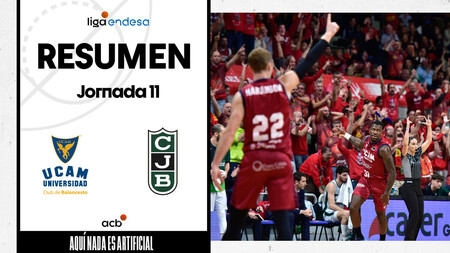 Resumen UCAM Murcia 105 - Joventut Badalona 73 (J11)