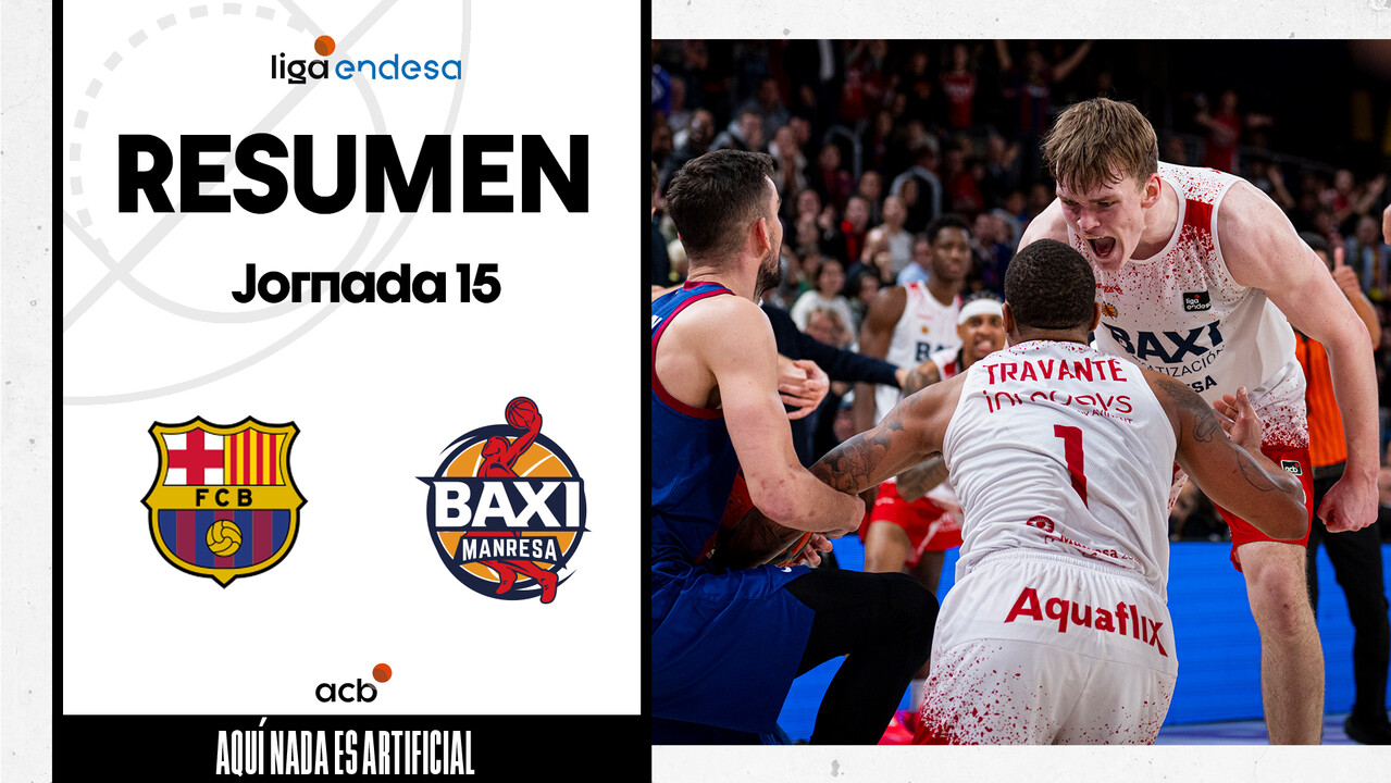 Resumen Barça 82 - BAXI Manresa 83 (J15)