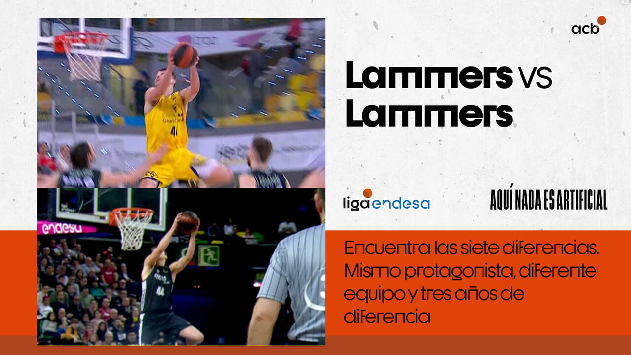Encuentra las 7 diferencias: ¡Lammers vs Lammers!