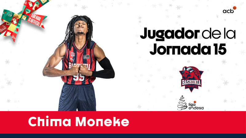 Chima Moneke, Jugador de la Jornada 15 de la Liga Endesa 2023-24
