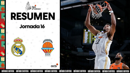 Resumen Real Madrid 83 - Valencia Basket 74 (J6)