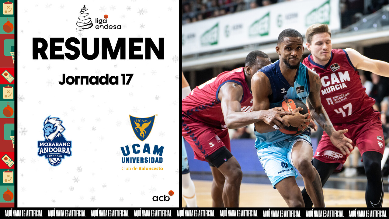 Resumen MoraBanc Andora 98 - UCAM Murcia 73 (J17)