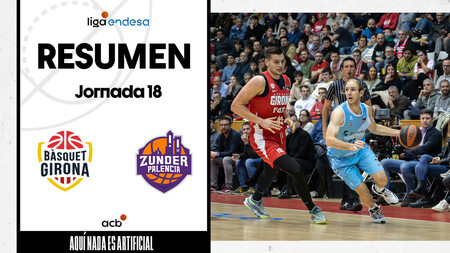 Resumen Bàsquet Girona 84 - Zunder Palencia 86 (J18)