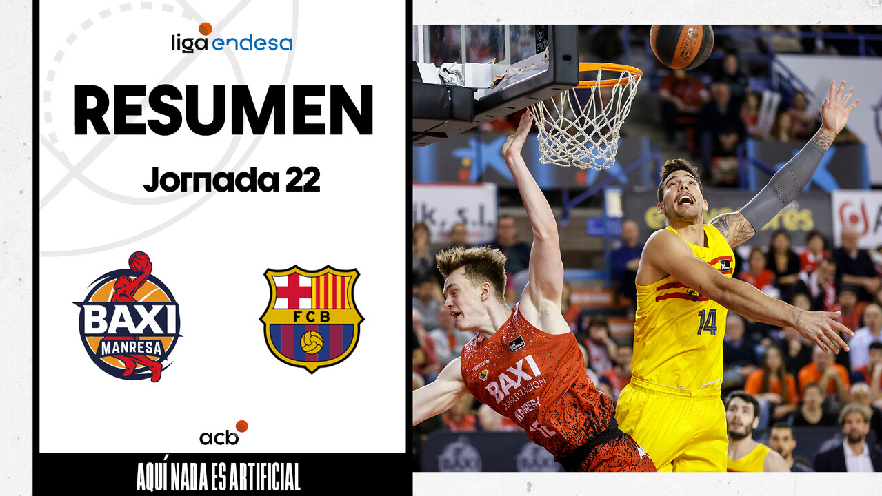 BAXI Manresa 77 - Barça 87 (J22)