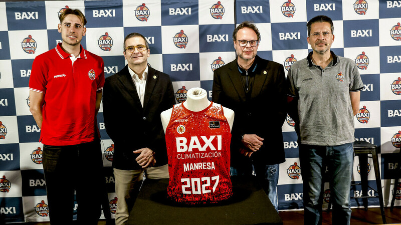 BAXI seguirá como patrocinador principal del Bàsquet Manresa tres años más