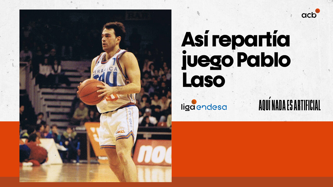 Así repartía juego Pablo Laso, autor de 2896 asistencias en acb