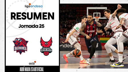Resumen Baskonia 104 - Coviran Granada 88 (J25)
