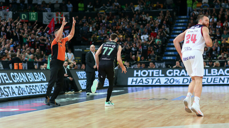 Un triple final de Kullamae arma de moral al Surne Bilbao Basket (82-80)