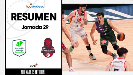 Resumen Unicaja 83 - Casademont Zaragoza 72 (J29)