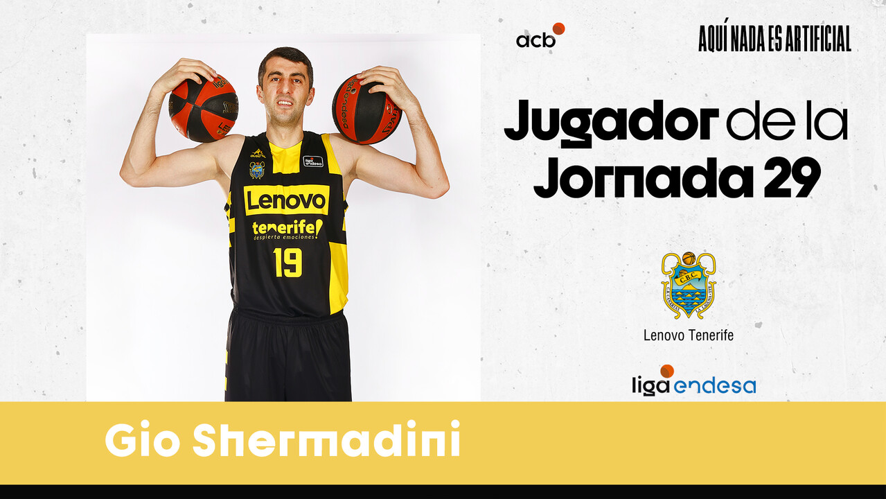 Giorgi Shermadini, Jugador de la Jornada 29