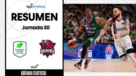 Resumen Unicaja 94 - Baskonia 91 (J30)