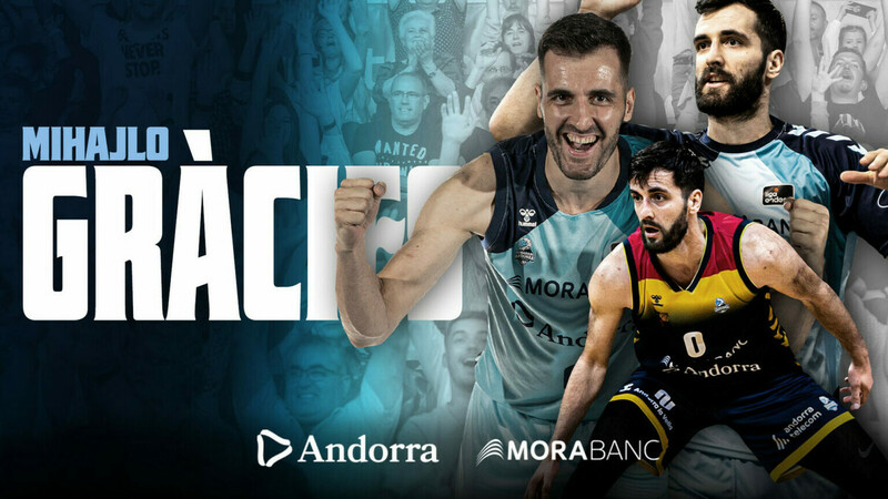 Mihajlo Andrić se va del MoraBanc Andorra después de dos temporadas