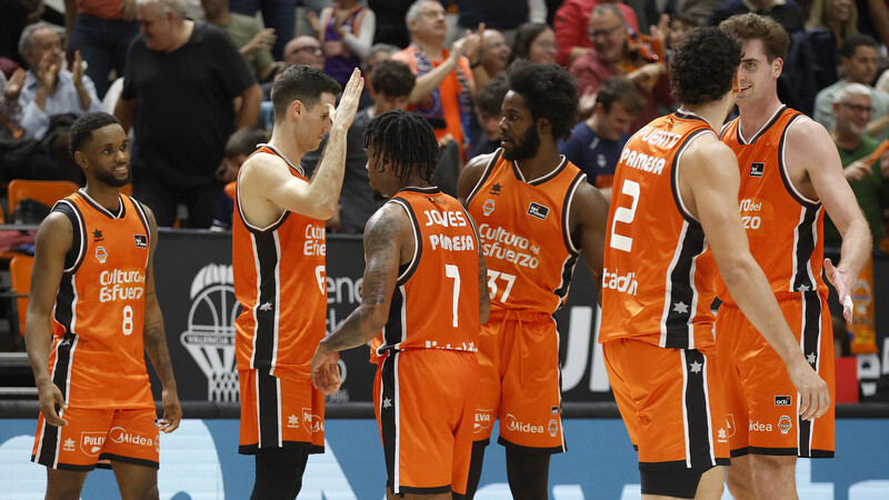 El Valencia Basket roza el récord histórico acb de triples y asistencias