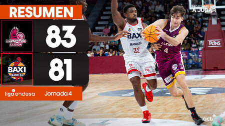 Resumen Hiopos Lleida 83 - BAXI Manresa 81 (J4)