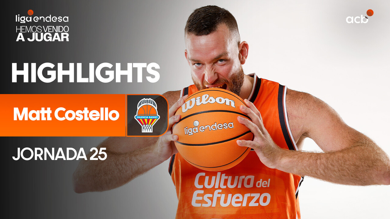 Matt Costello, líder de un Valencia Basket en racha