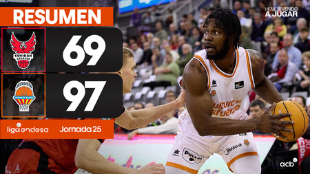 Resumen Coviran Granada 69 - Valencia Basket 97 (J25)